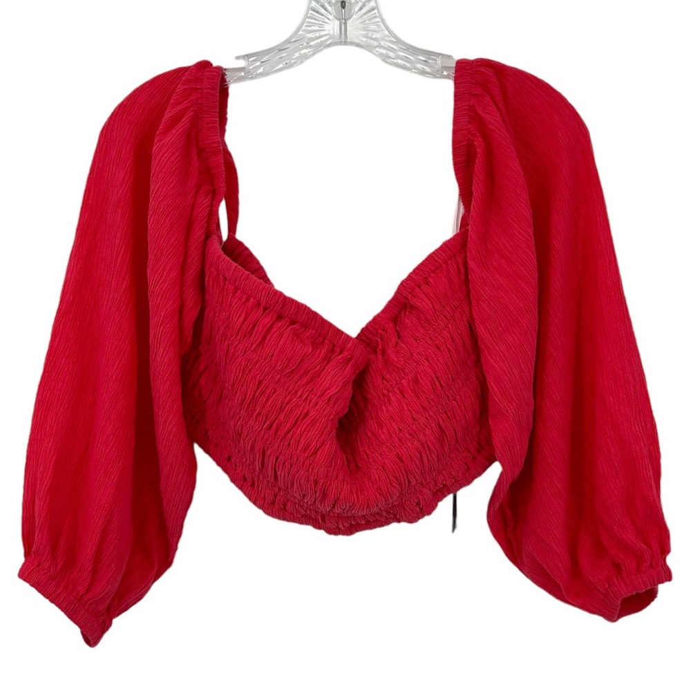 NWT House of Harlow 1960 x REVOLVE Dienna Top in Bright Pink size XL - Picture 3 of 11